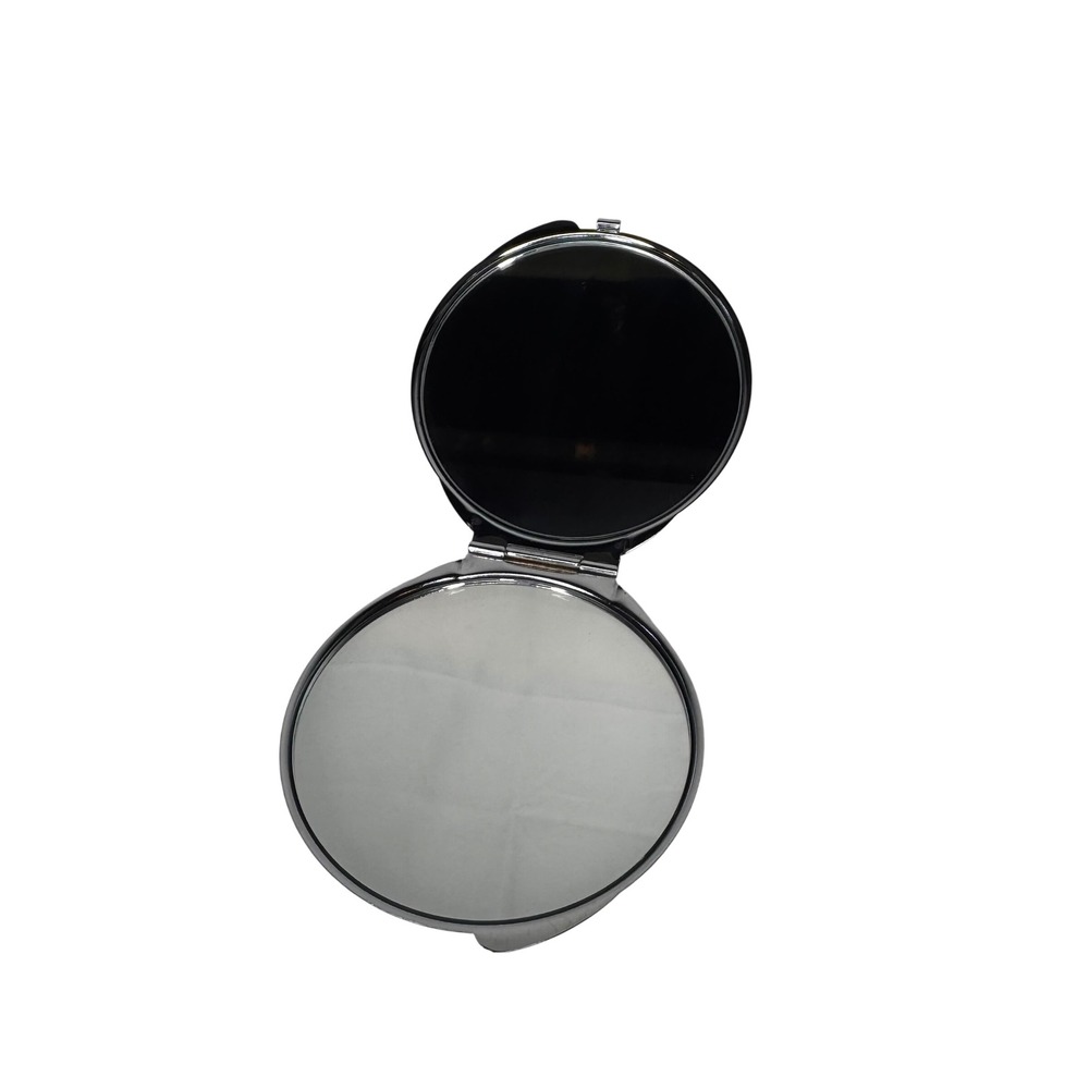 NWT Neiman Marcus Fairycore Jeweled Butterfly Compact Mirror Red Silver Tone - Picture 7 of 8